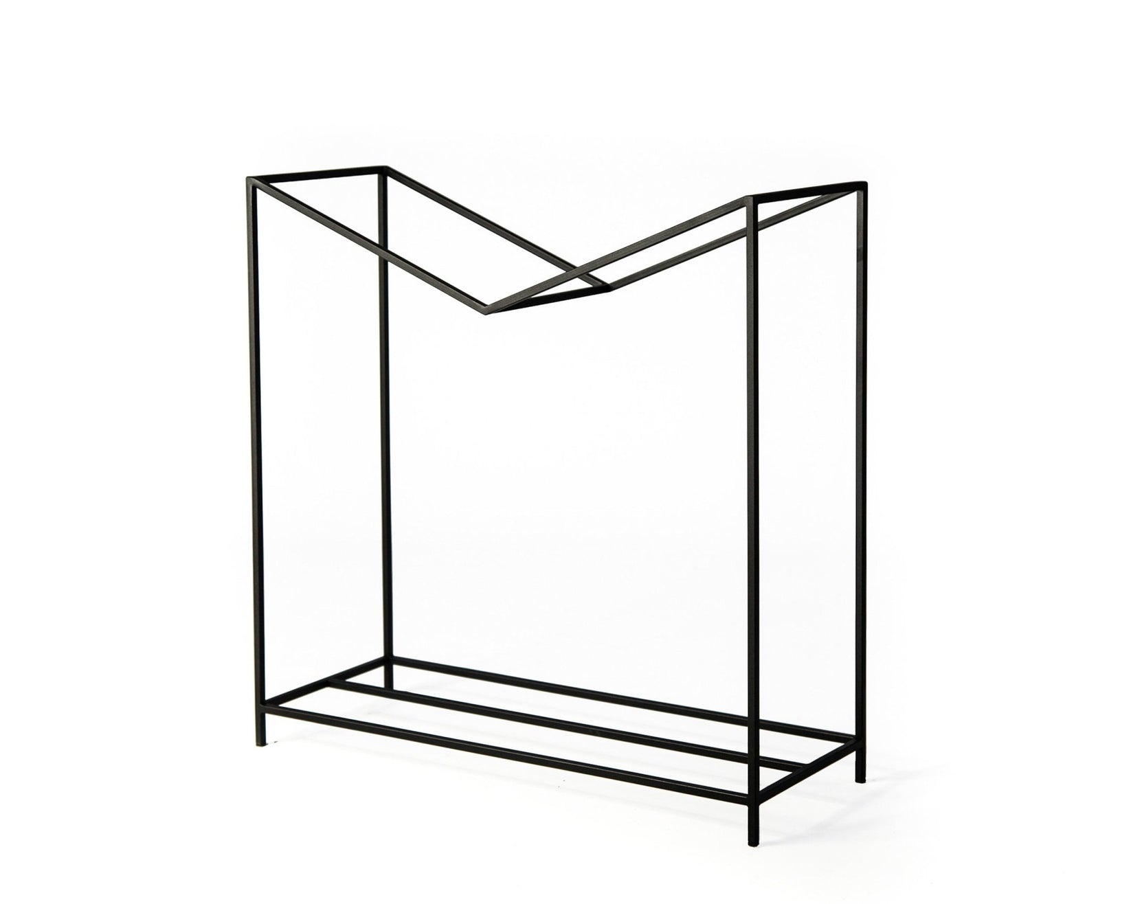 Elegant Log Holder "Montana-L" – Large Modern Firewood Stand - Atelier Article