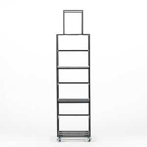 Four-Tier All-Metal Vinyl Record Stand – Holds 240+ LPs - Atelier Article