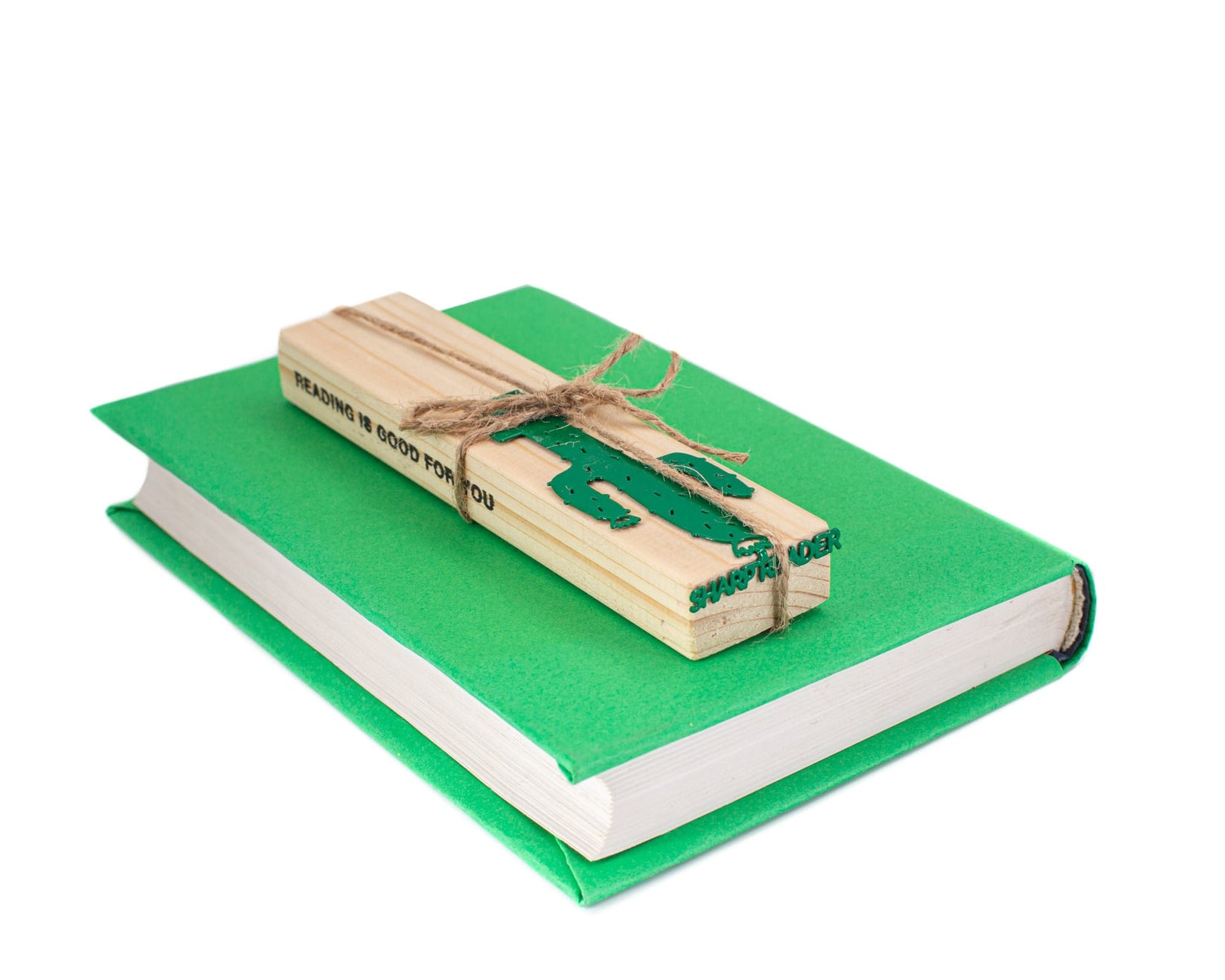 Green Bookmark "Cactus". - Atelier Article