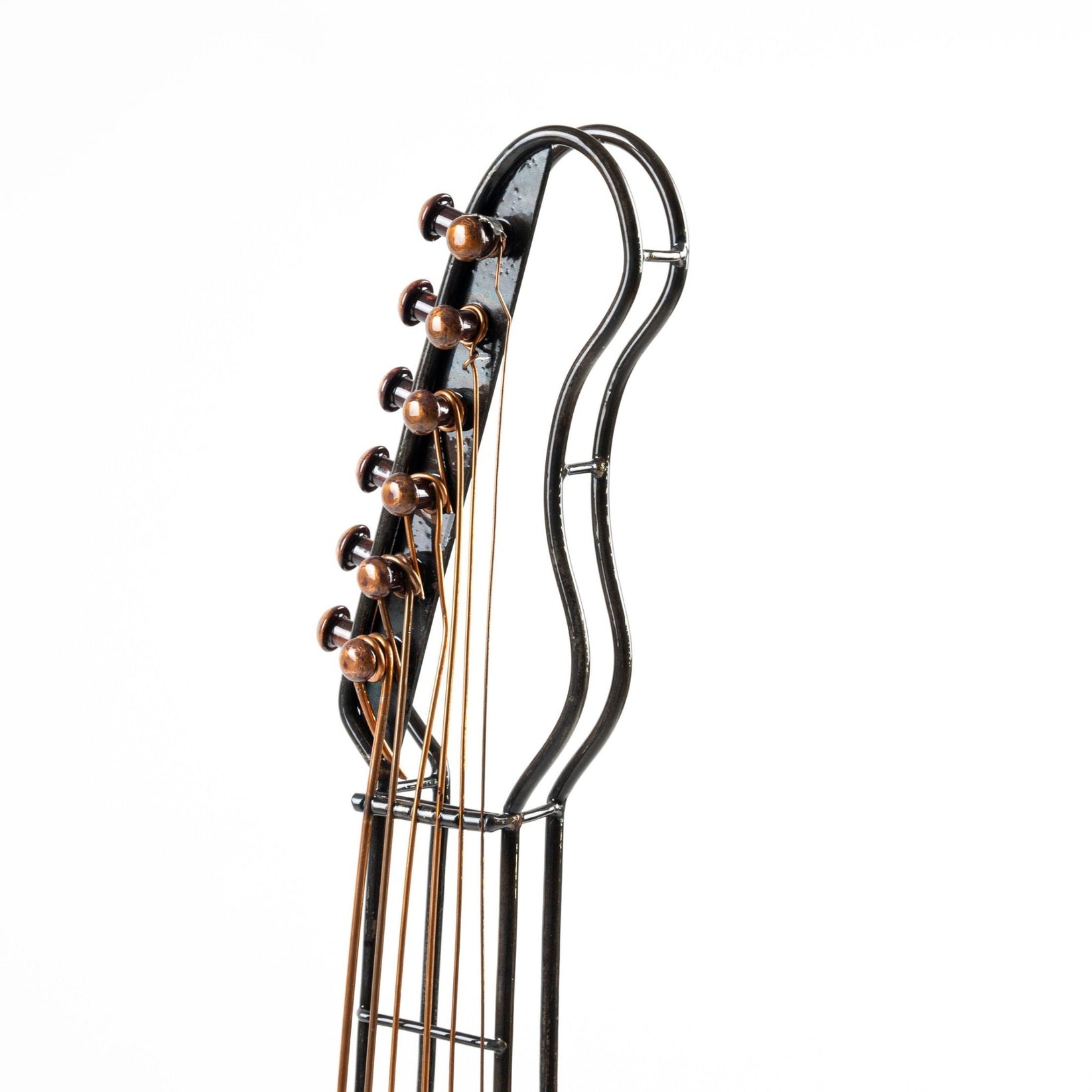 Hand-Welded Wireframe Metal Guitar - Atelier Article