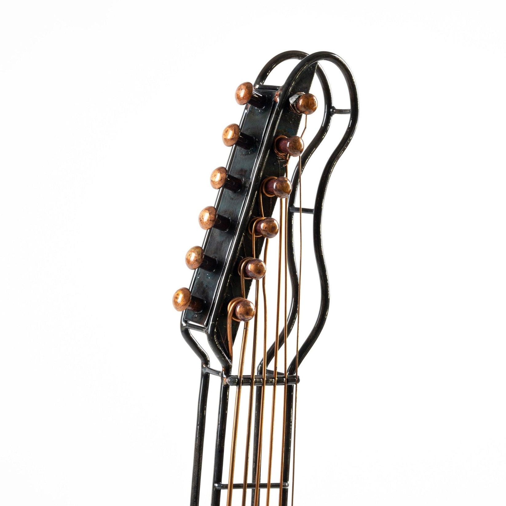 Hand-Welded Wireframe Metal Guitar - Atelier Article