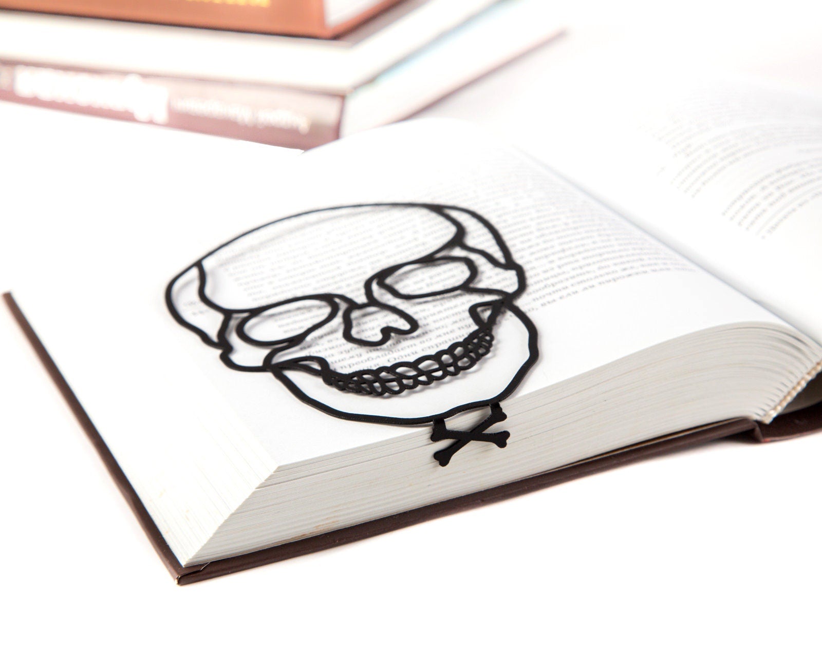 Horror Metal Bookmark "Skull". - Atelier Article