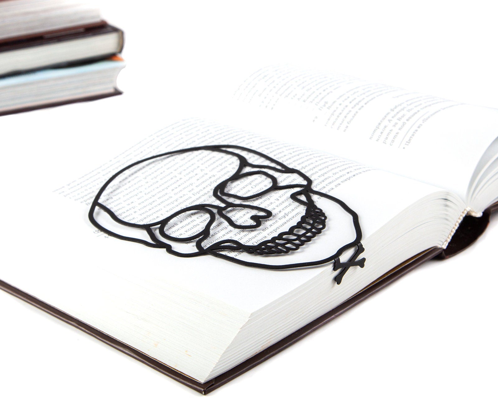 Horror Metal Bookmark "Skull". - Atelier Article
