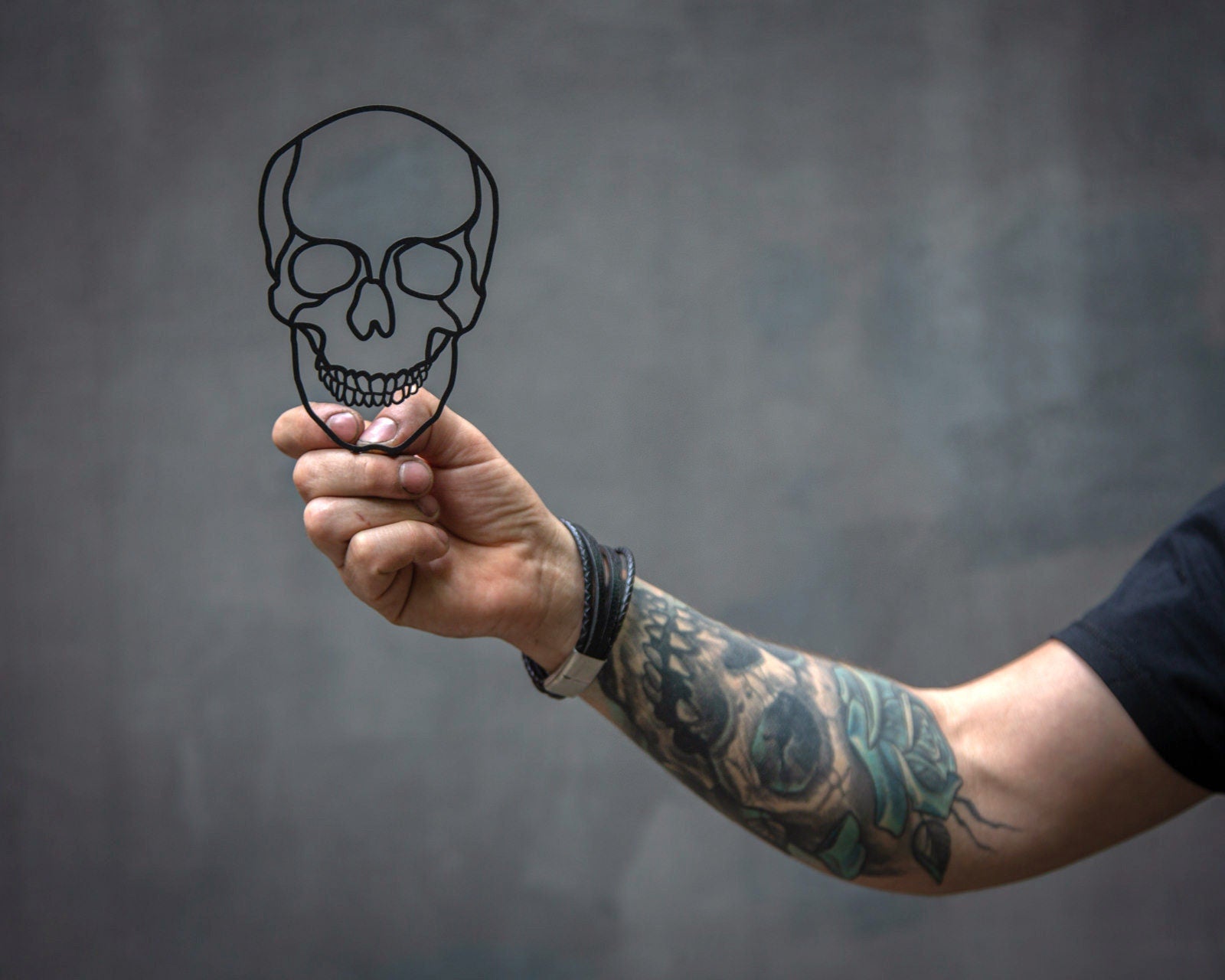 Horror Metal Bookmark "Skull". - Atelier Article