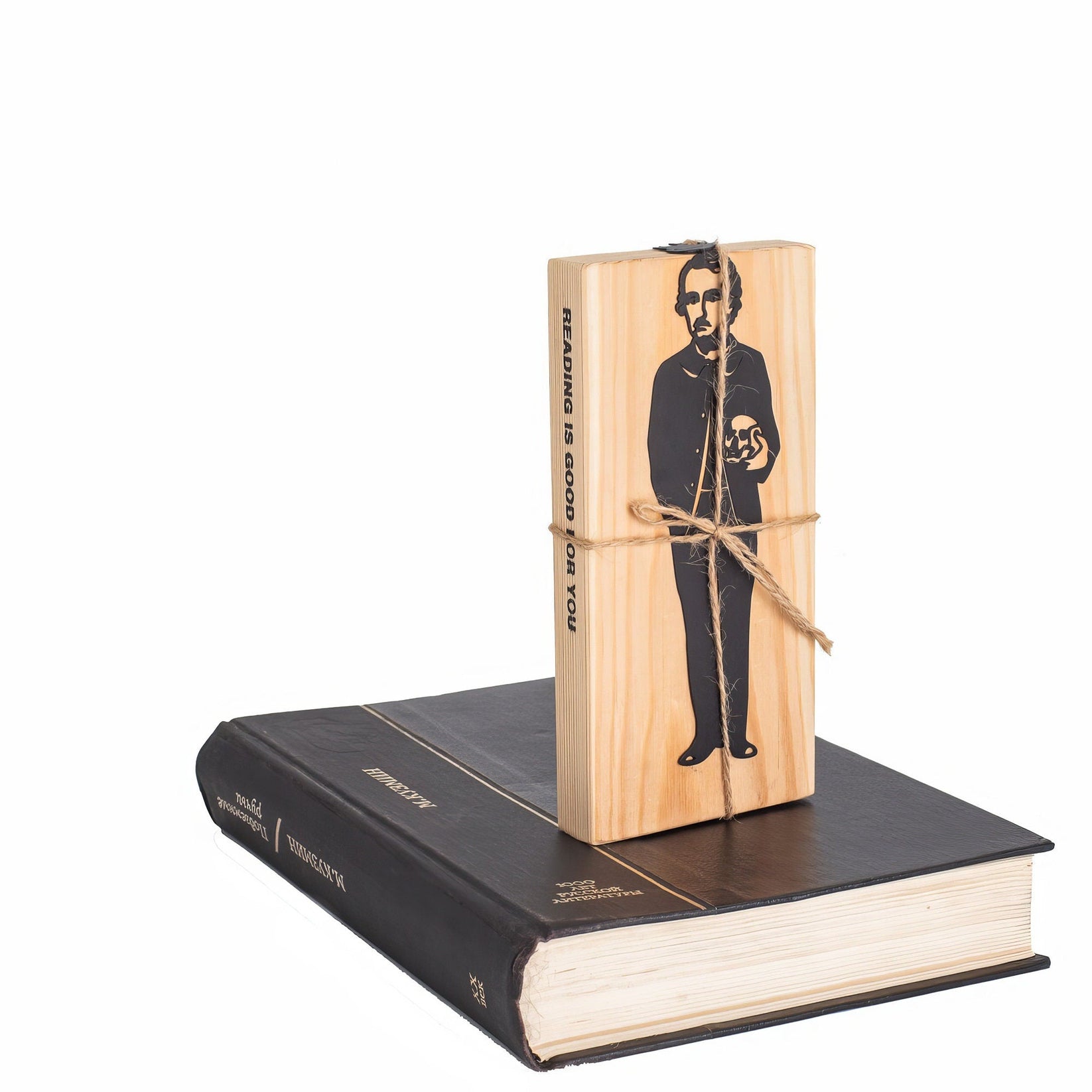 Edgar Allan Poe Mystery Bookmark - Small Bookish Gift for Horror Lovers, Avid Readers, and Bookworms - Atelier Article