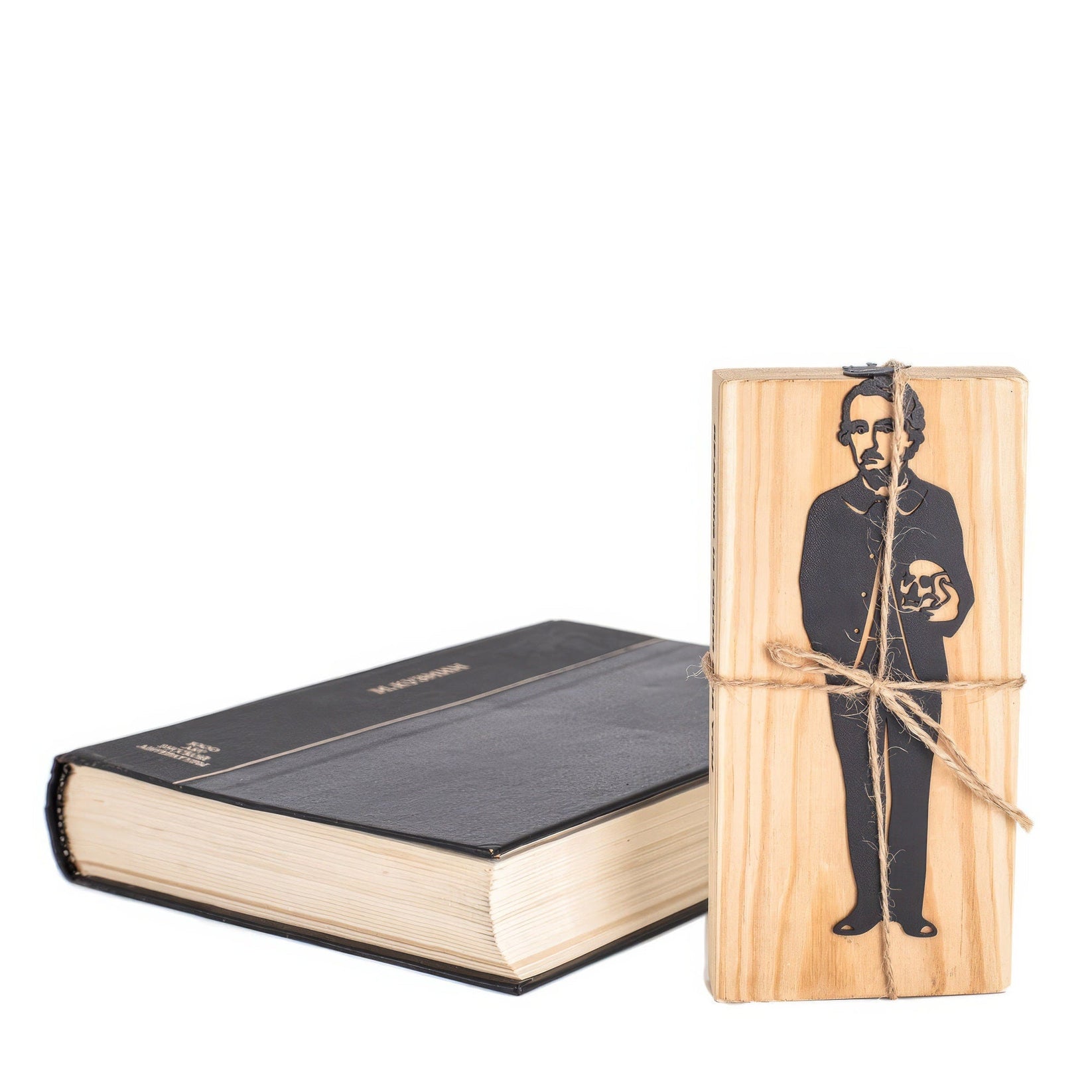 Edgar Allan Poe Mystery Bookmark - Small Bookish Gift for Horror Lovers, Avid Readers, and Bookworms - Atelier Article