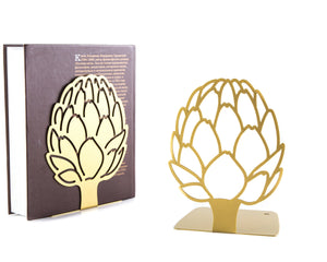 Metal Artichoke Bookends – gold – laser-cut steel, photo 2