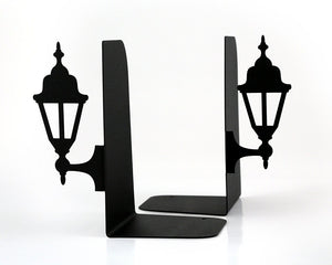 Vintage Street Lantern Bookends – laser-cut steel, photo 4