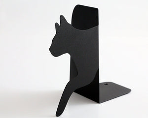 Running Cat Metal Bookends – laser-cut steel, photo 4