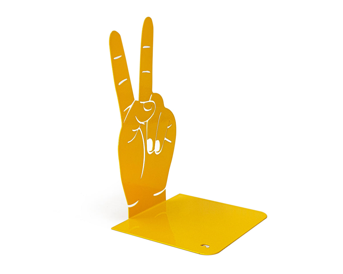 Victory Sign Bookends - designed and made in Ukraine by Atelier Article.