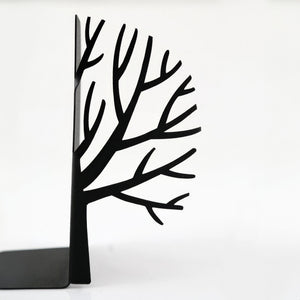 Winter Trees Metal Bookends – laser-cut steel, photo 3