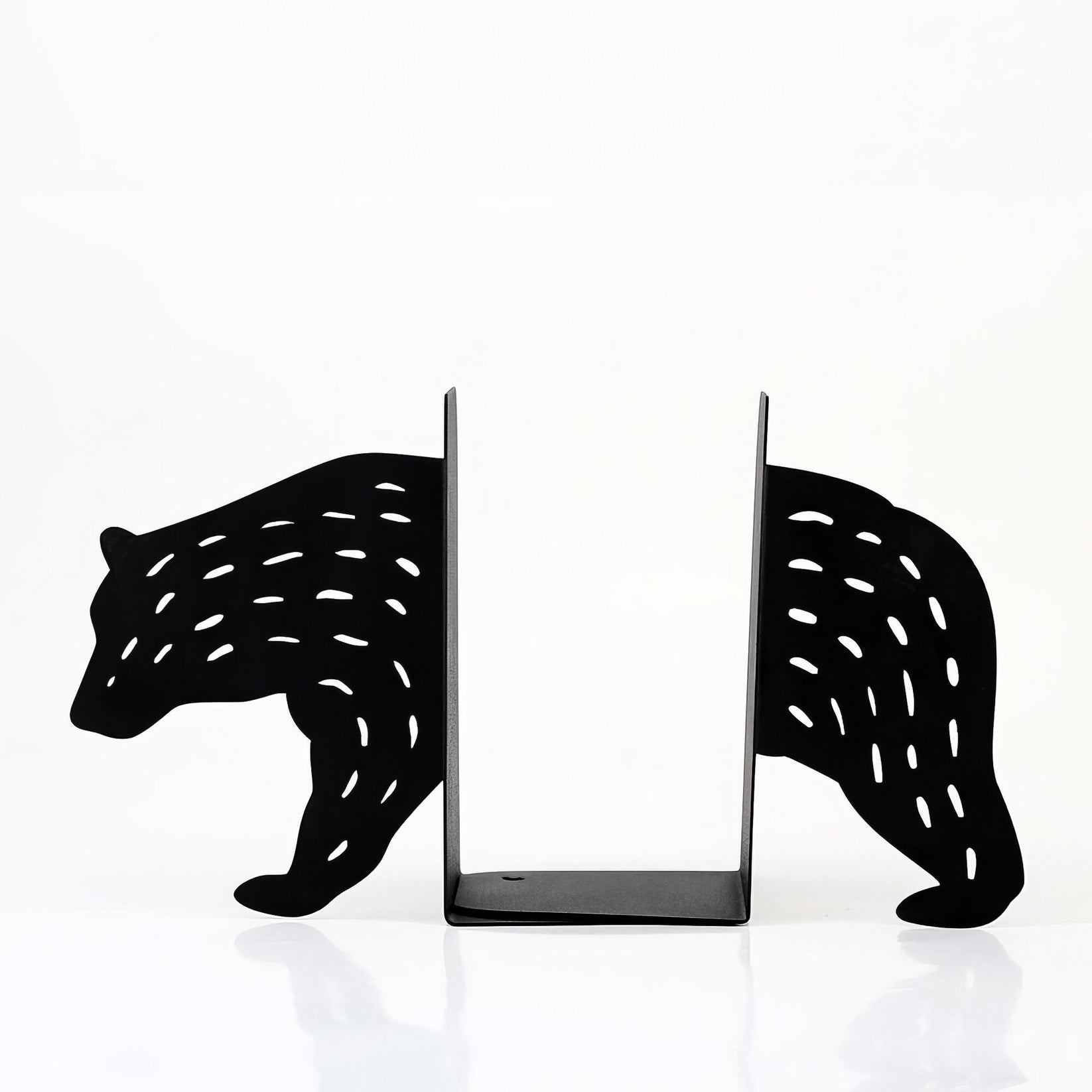 Bear Metal Bookends – laser-cut steel, photo 5
