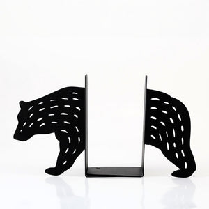 Bear Metal Bookends – laser-cut steel, photo 5