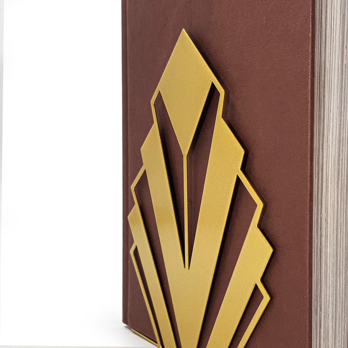 Golden modern Art nouveau bookends - Design Atelier Article