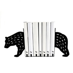 Bear Metal Bookends – laser-cut steel, photo 1