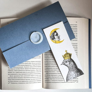 Pigeon Queen and The Moon Bookmark - Whimsical and Enchanting Design for Avid Readers and Dreamers - Atelier Article