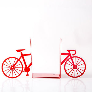 Bike Metal Bookends – black – laser-cut steel, photo 6