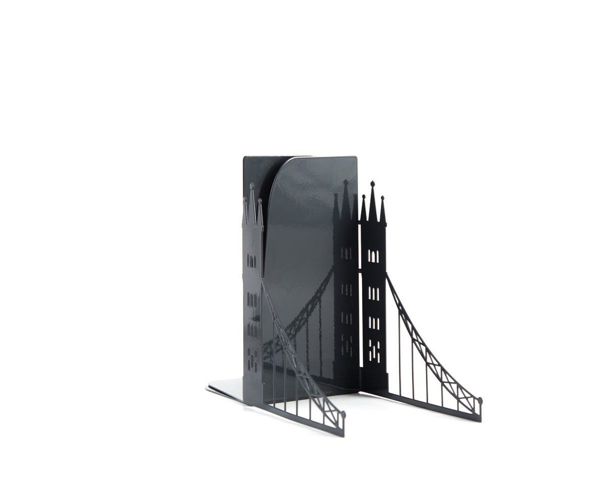 London Metal Bookends – laser-cut steel, photo 5