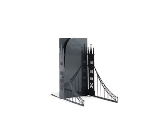 London Metal Bookends – laser-cut steel, photo 5
