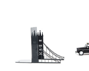 London Metal Bookends – laser-cut steel, photo 3