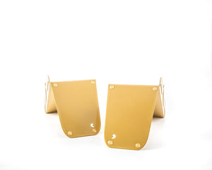 Golden Minimalist Metal Bookends – laser-cut steel, photo 5