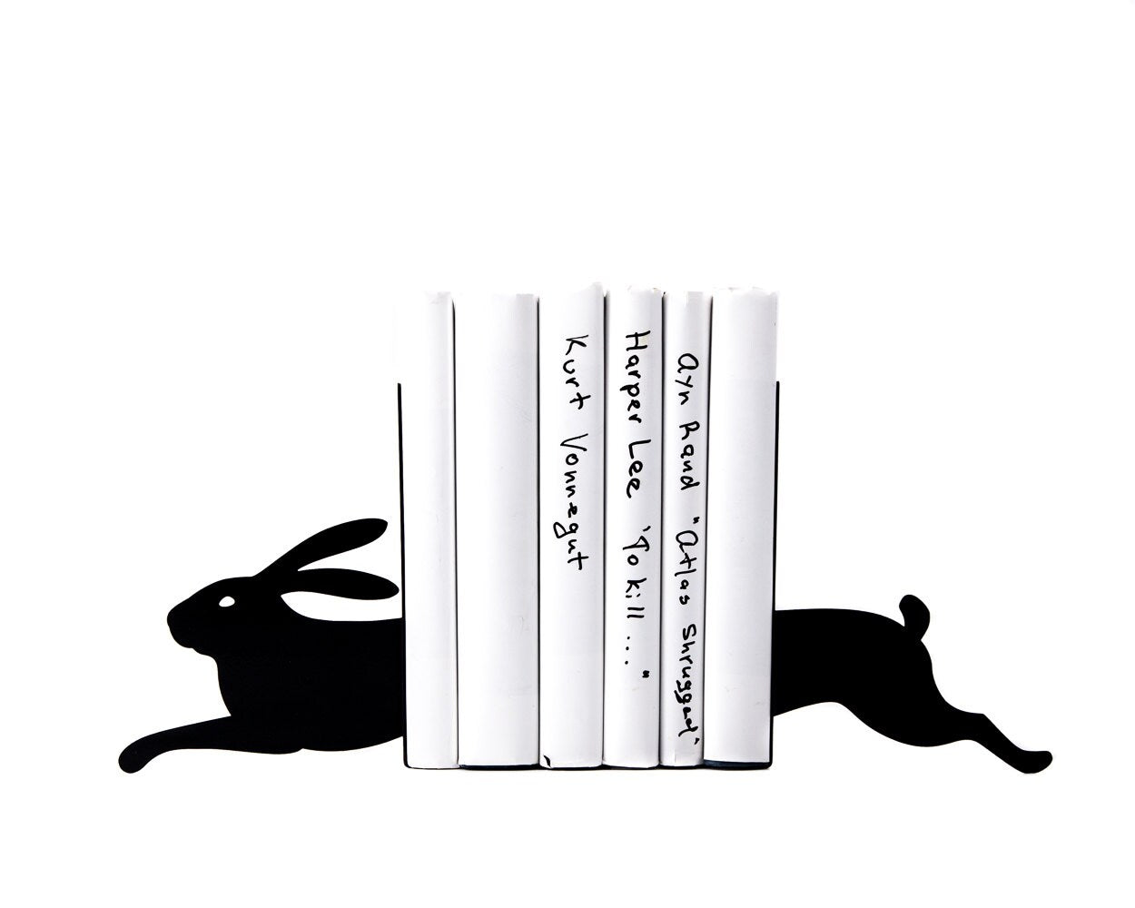 Hare Metal Bookends
