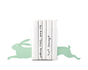 Hare Metal Bookends – mint – laser-cut steel, photo 1