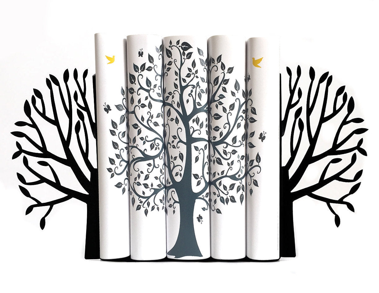 Tree of Life Metal Bookends – hand-welded steel, made in Cherkasy Ukraine