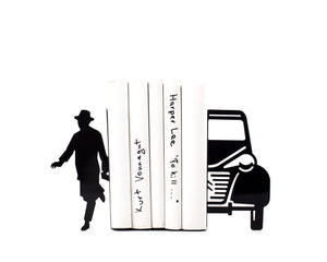 Black Bookends Writer and the Car - Design Atelier Article