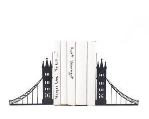 London Metal Bookends – laser-cut steel, photo 1