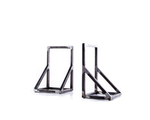 Gate metal bookends – hand-welded steel rod frame, photo 5