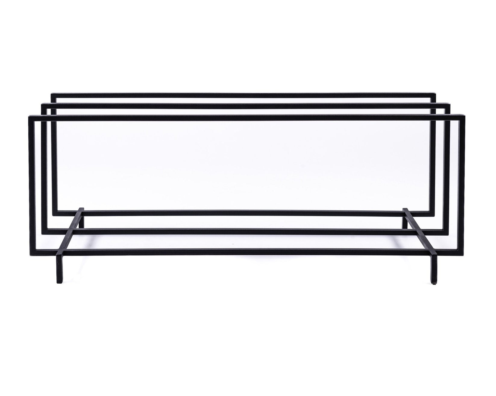 Minimalist Black Metal 2 - Tier Shoe Rack - Sleek Storage and Organization - Atelier Article