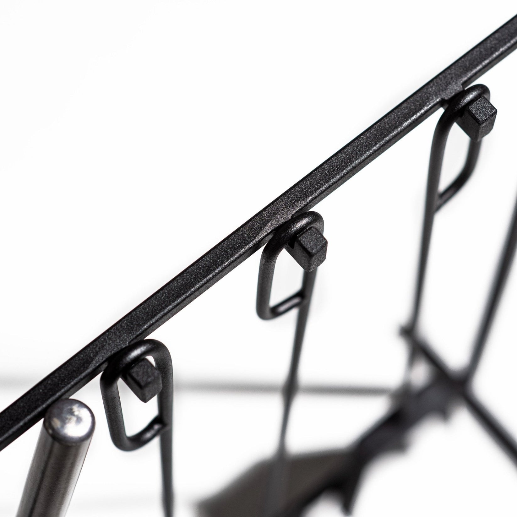 Modern Fireplace Tools with the Stand: Fireplace Poker, Tongs, Shovel, Broom, Hand Forged. - Atelier Article