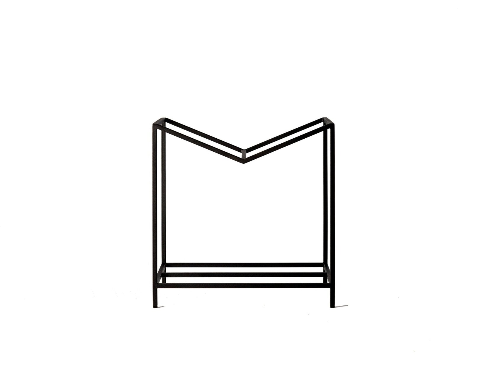 Compact Montana-S log holder with M-shaped kindling shelf — view 9