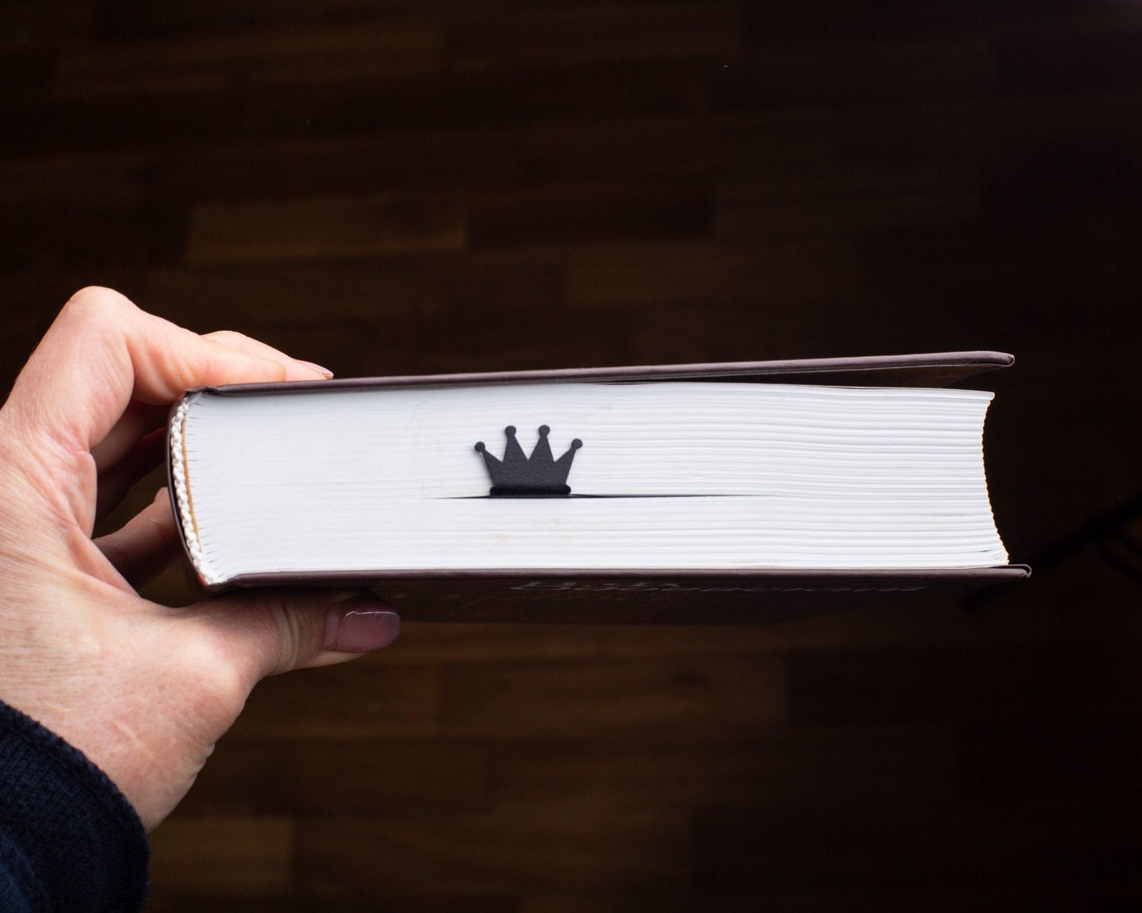 Royal Penguin Novelty Bookmark - Small Bookish Gift for Bestie, Bookworms, and Book Club Party Favors - Atelier Article