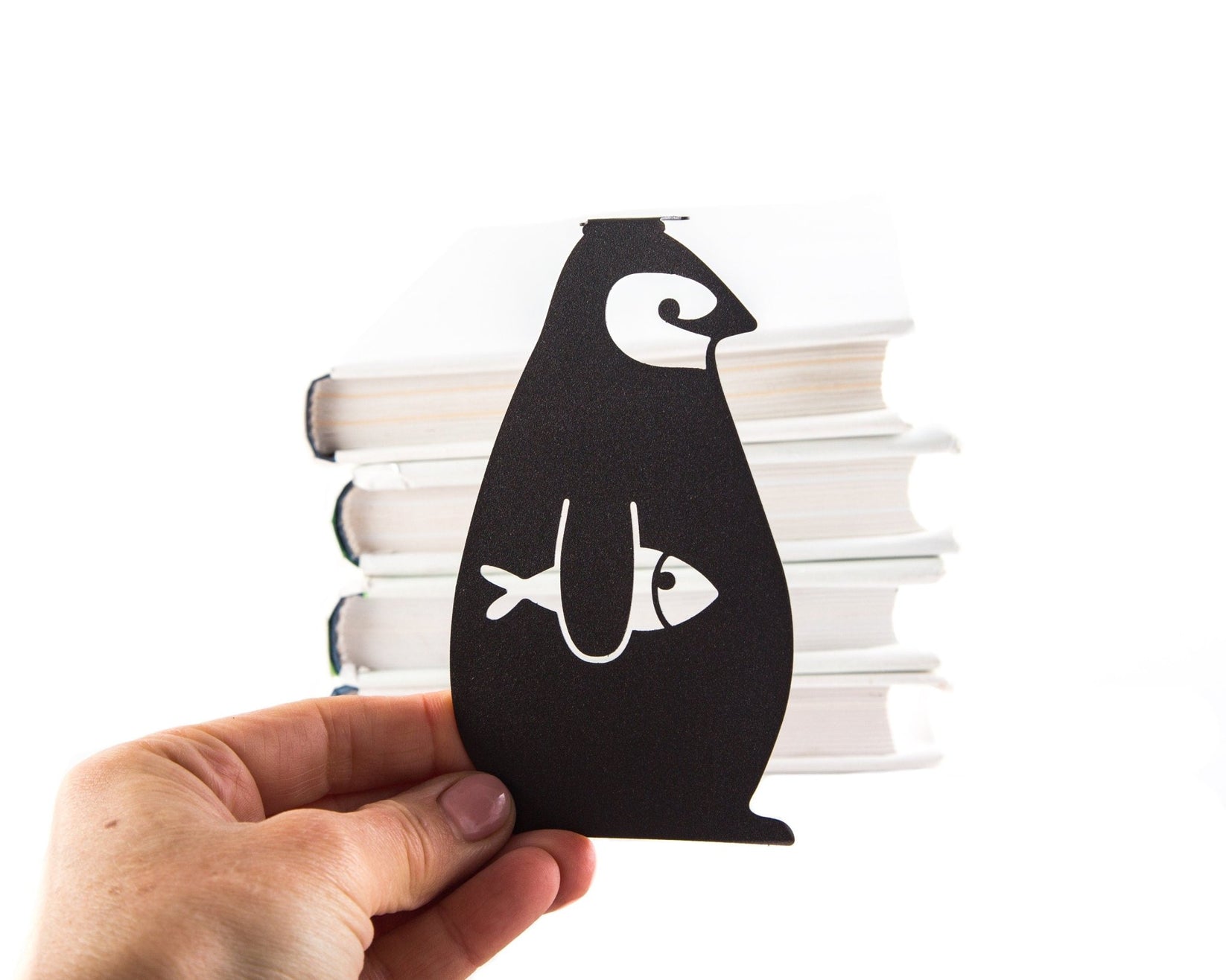 Royal Penguin Novelty Bookmark - Small Bookish Gift for Bestie, Bookworms, and Book Club Party Favors - Atelier Article