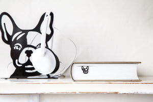 Novelty Metal Bookmark "French Bulldog". - Atelier Article