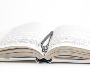 Novelty Metal Bookmark "French Bulldog". - Atelier Article