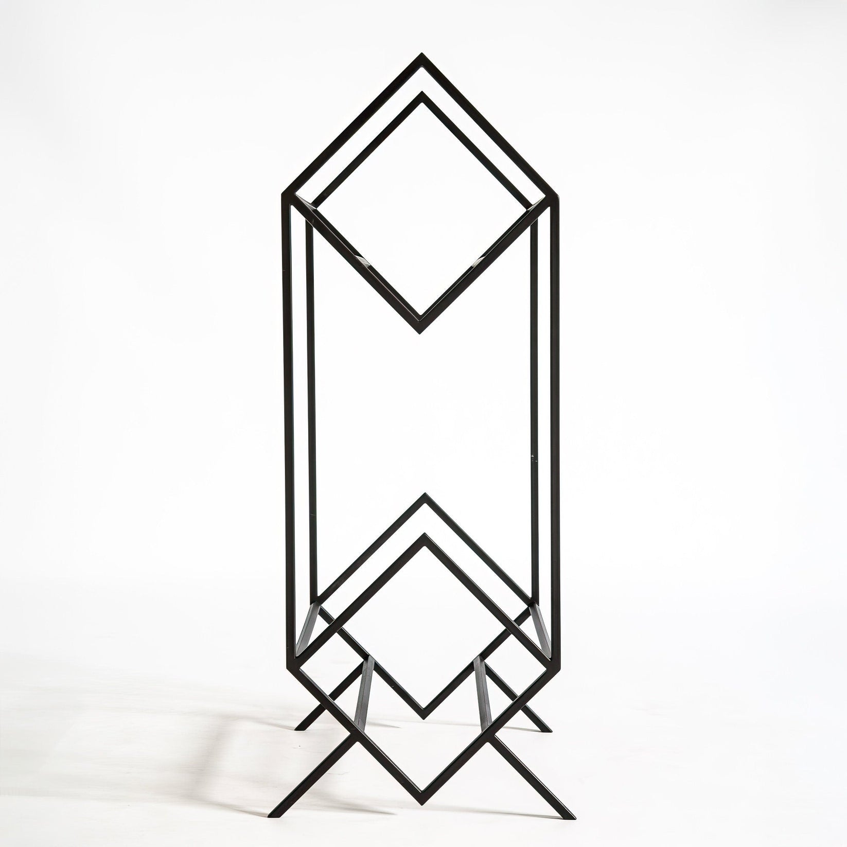 Premium Quality Hand Welded Two Tier Vinyl Record Stand "2Romb" - Atelier Article