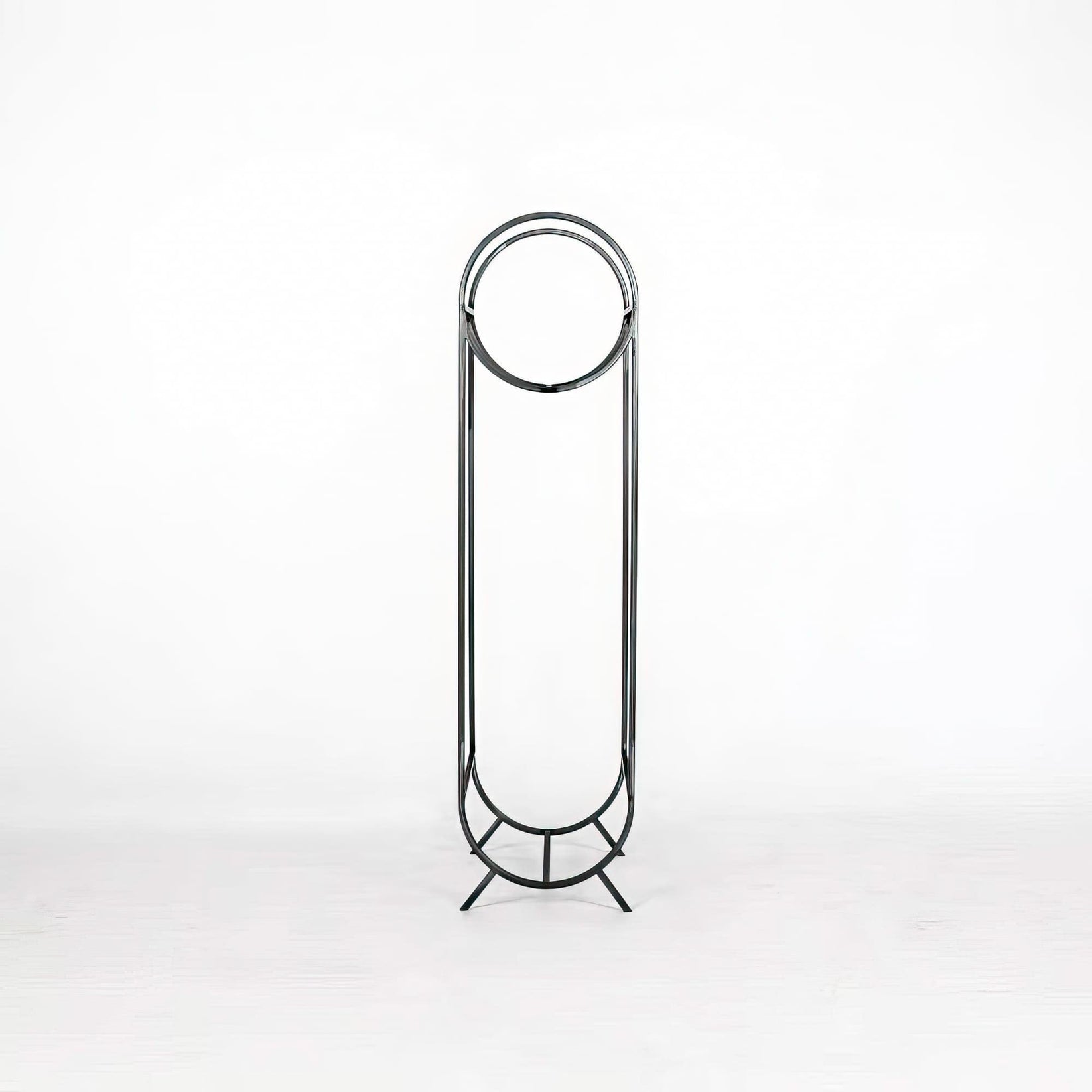 Premium Quality Log Holder With a Round Kindling Section "Bauhaus - L" - Atelier Article