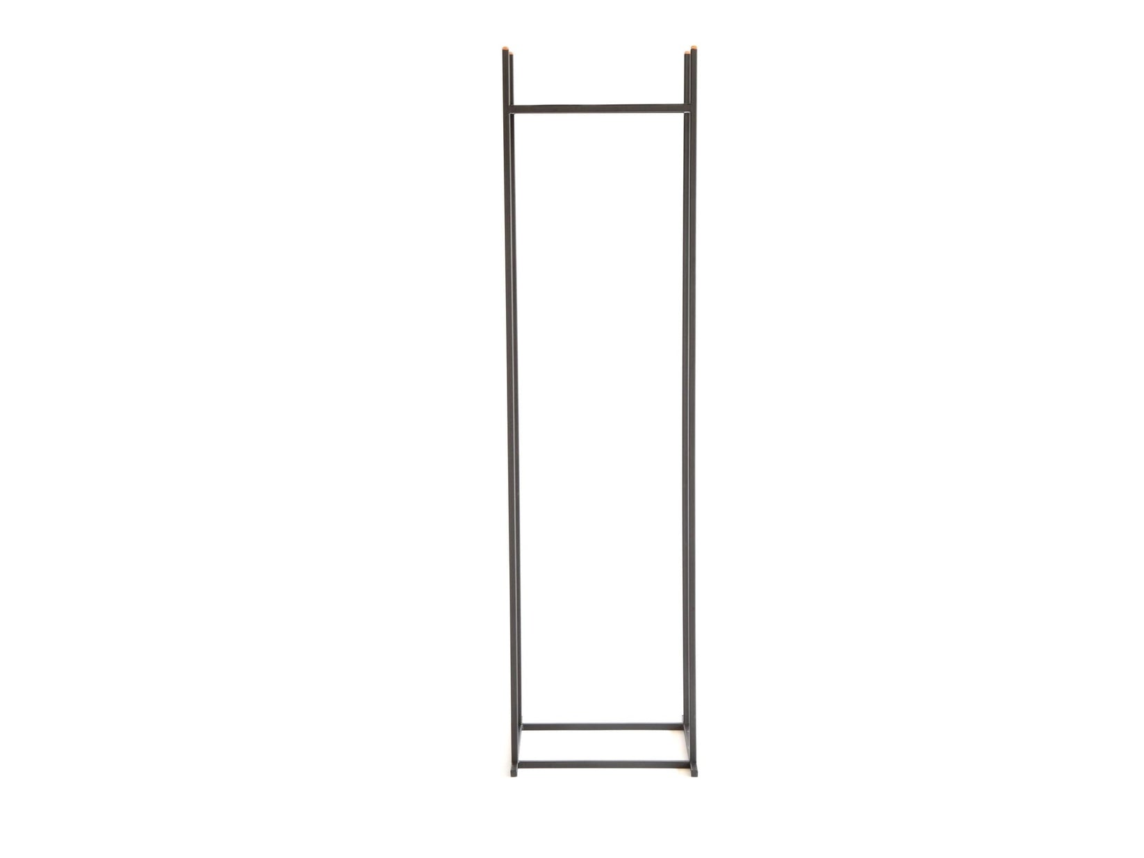 Premium Quality Slim Log Holder With Copper Accents. - Atelier Article