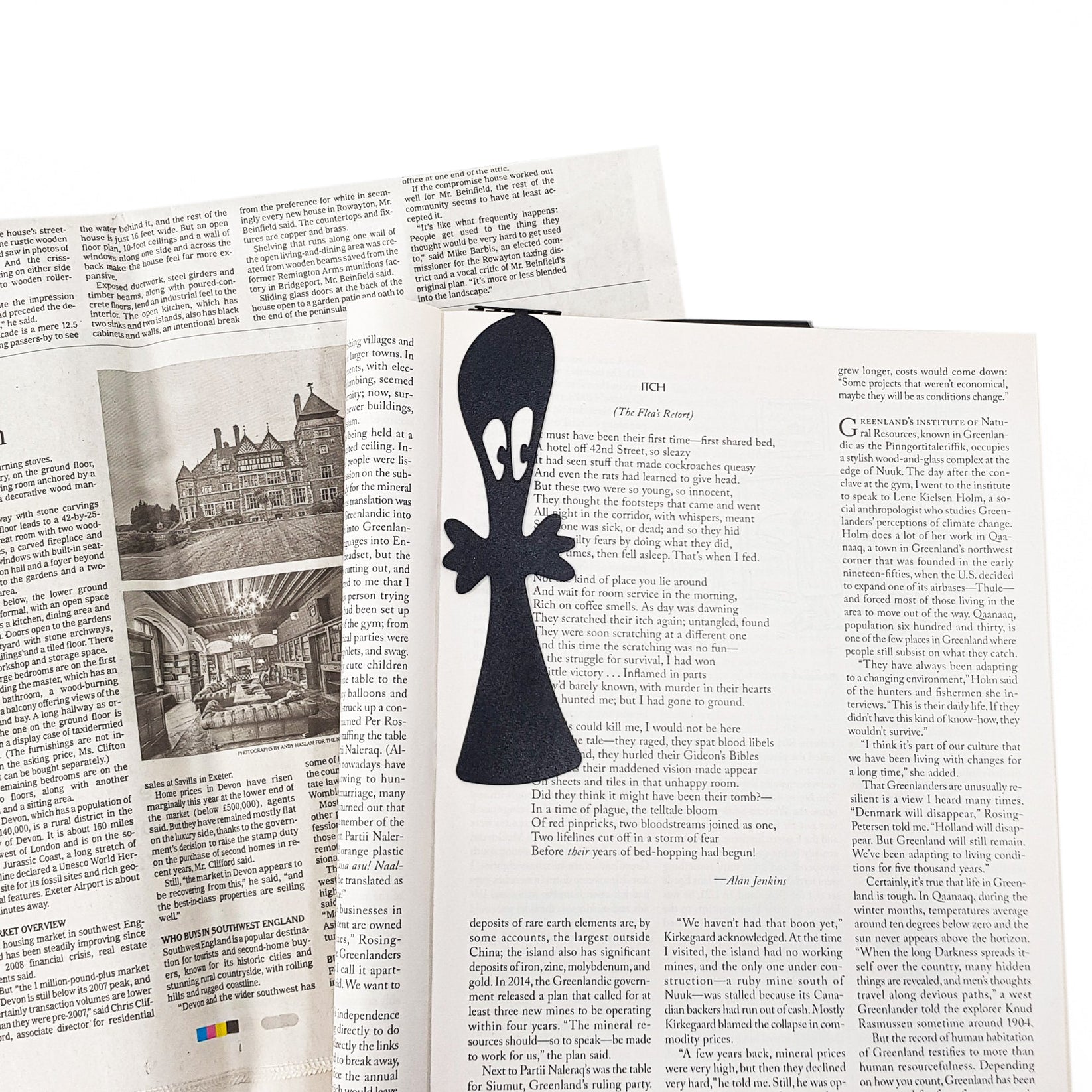Small Ghost Metal Bookmark - Atelier Article
