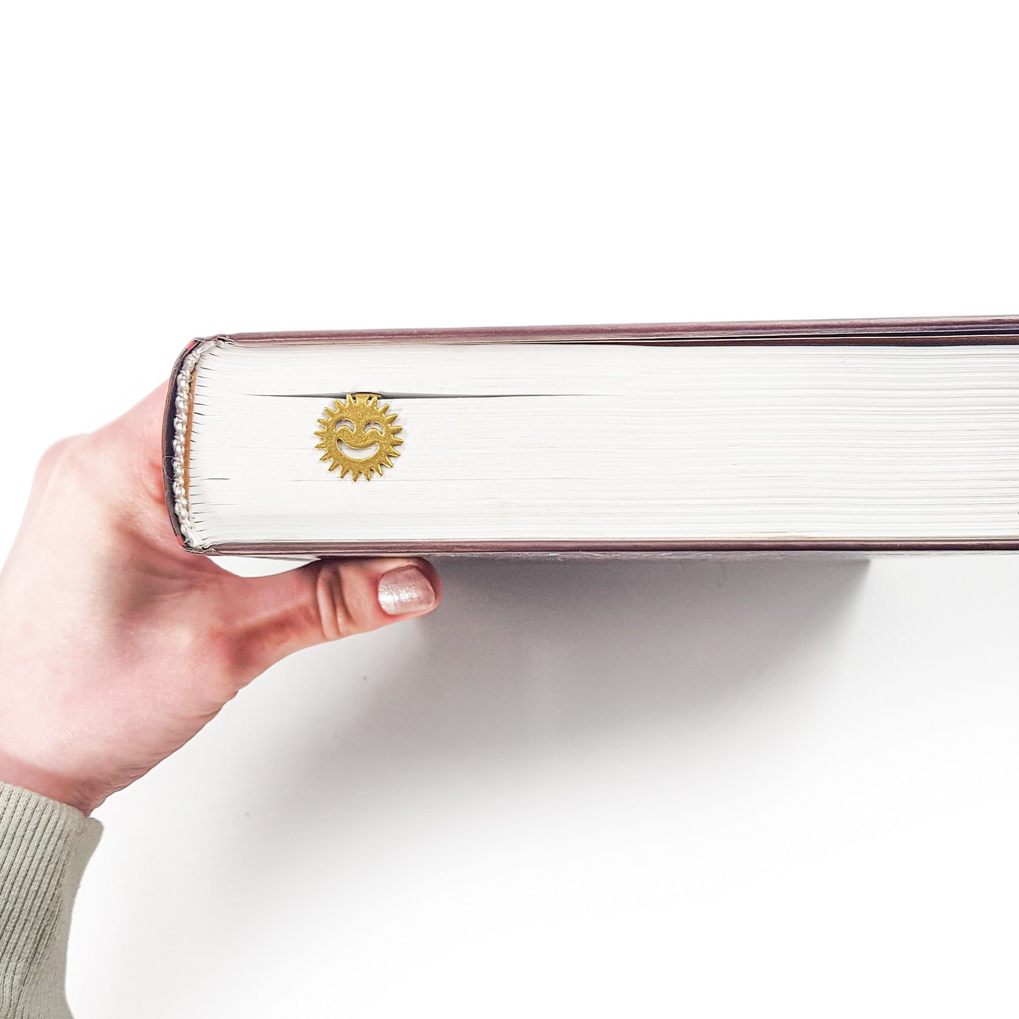 Smiling Sun Metal Bookmark – A Little Sunshine Between the Pages - Atelier Article