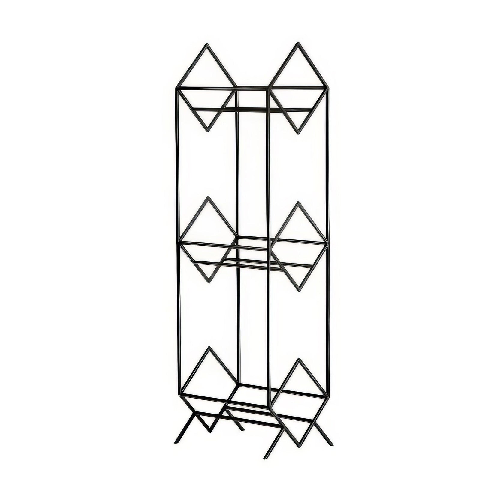 Three-tier 3Romb vinyl record stand frame detail