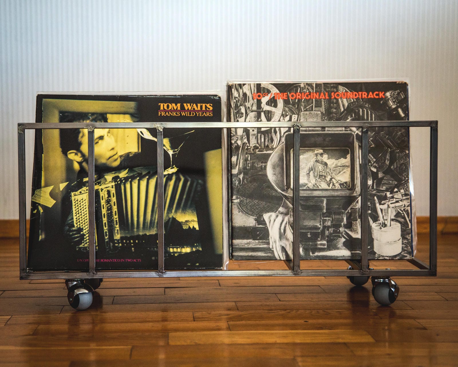 Premium Quality Hand-Welded Vinyl Record Storage Crate "TWINS". - Atelier Article