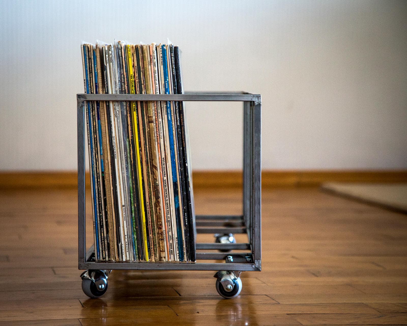 Premium Quality Hand-Welded Premium Quality Hand-Welded Vinyl Record Storage Crate "TWINS". - Atelier Article