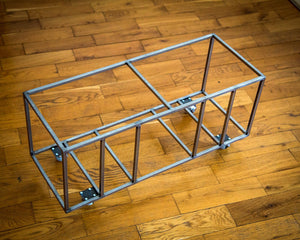 Premium Quality Hand-Welded Vinyl Record Storage Crate "TWINS" on Wheels.
 - Atelier Article