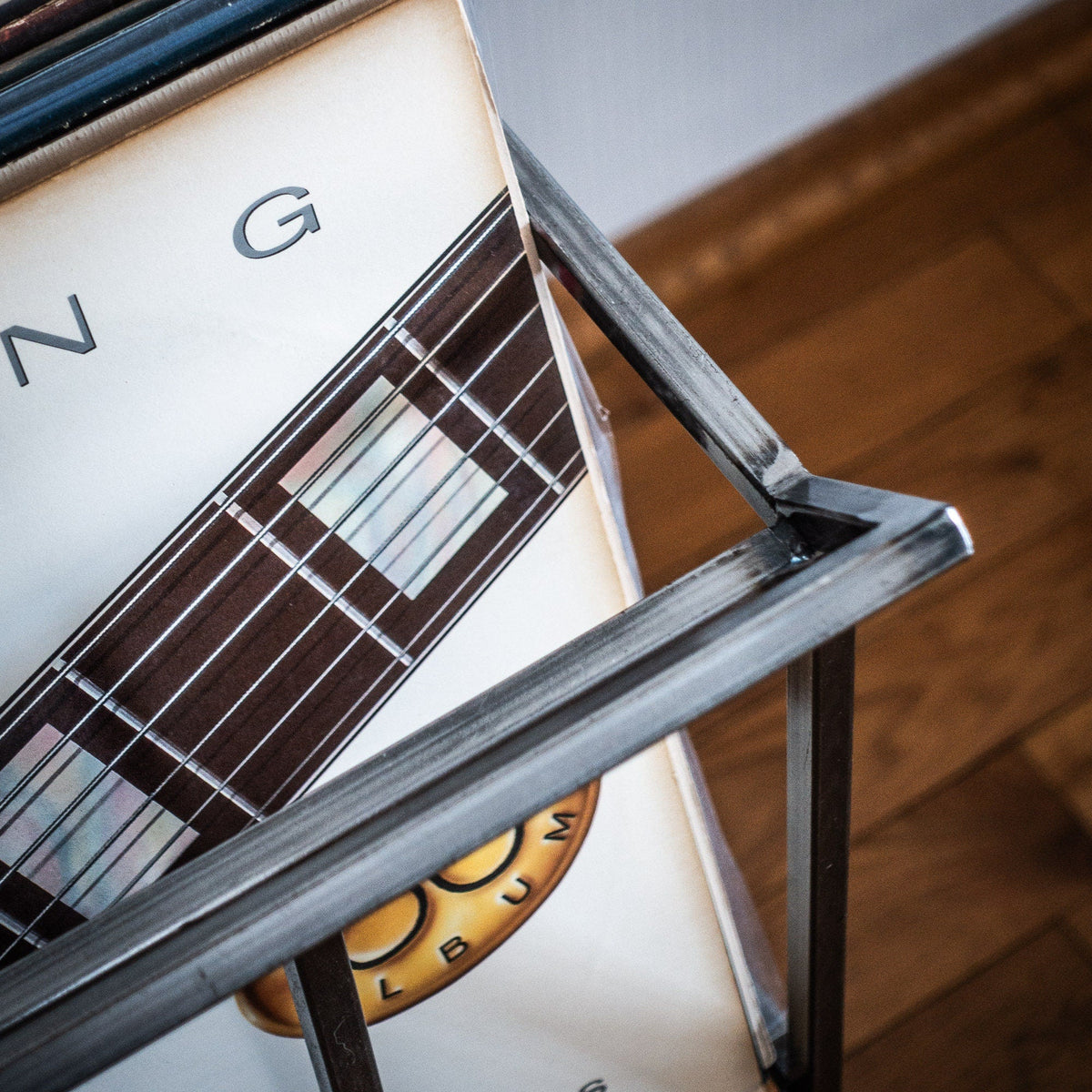 Premium Quality Hand-welded, Vinyl Record Storage, Double Deck LP Record Cart - Atelier Article